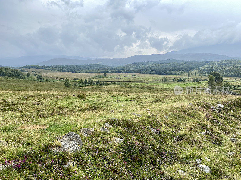 Schiehallion Mountain or Munro Seen from the Meall na Mòine summit. Rannoch Moor Scotland